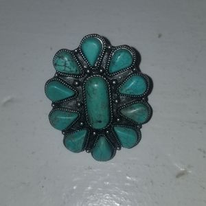 Turquoise Cluster Ring